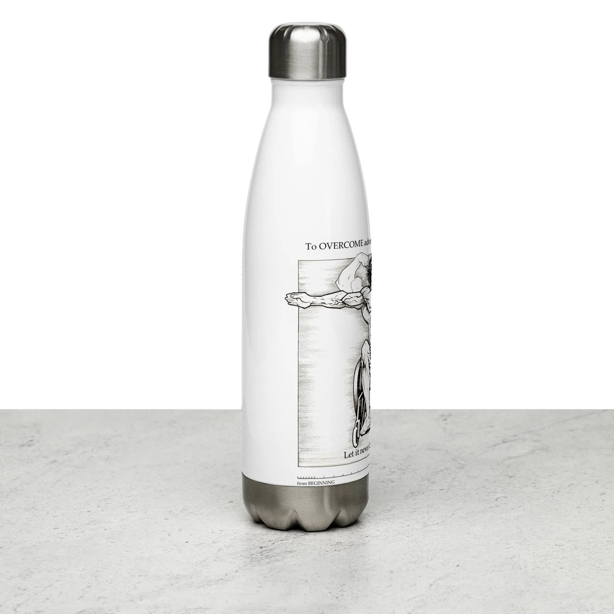 WCBB Design #4 Stainless Steel Water Bottle