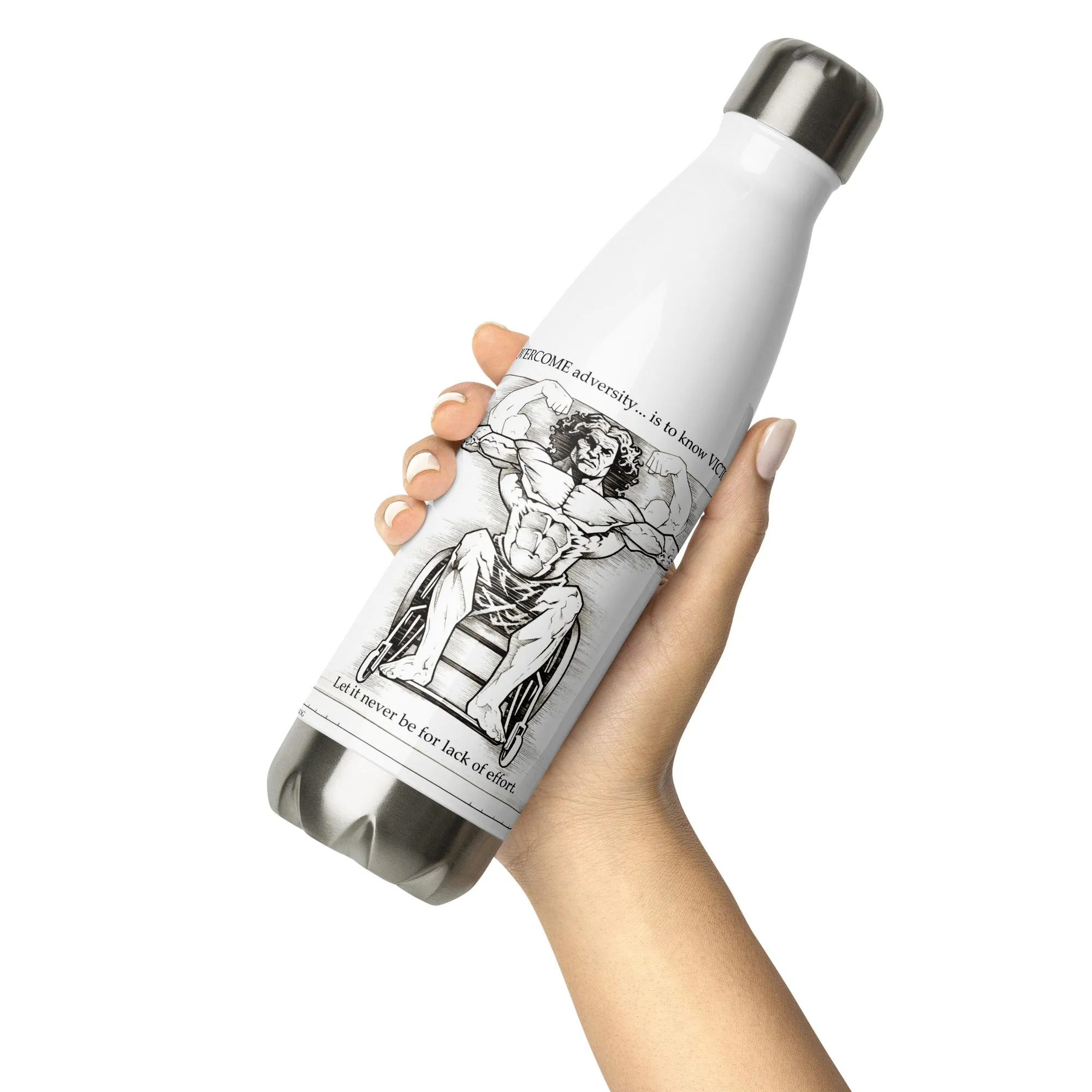 WCBB Design #4 Stainless Steel Water Bottle