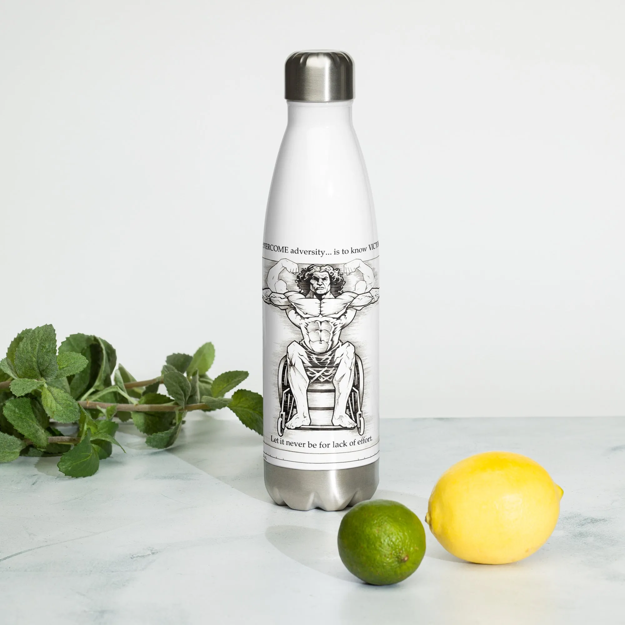 WCBB Design #4 Stainless Steel Water Bottle