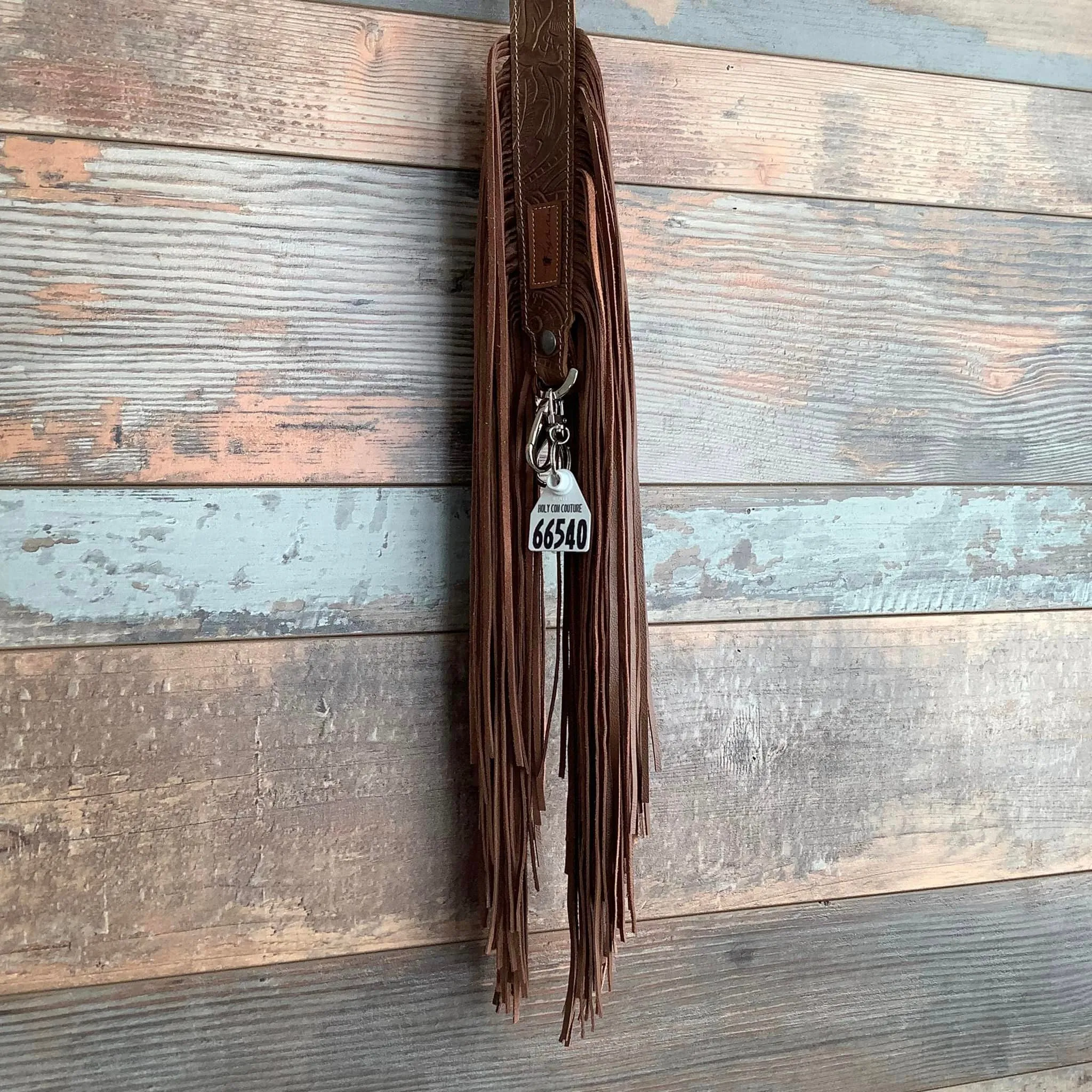 Western Mini Leather Fringe Strap 36" #66540