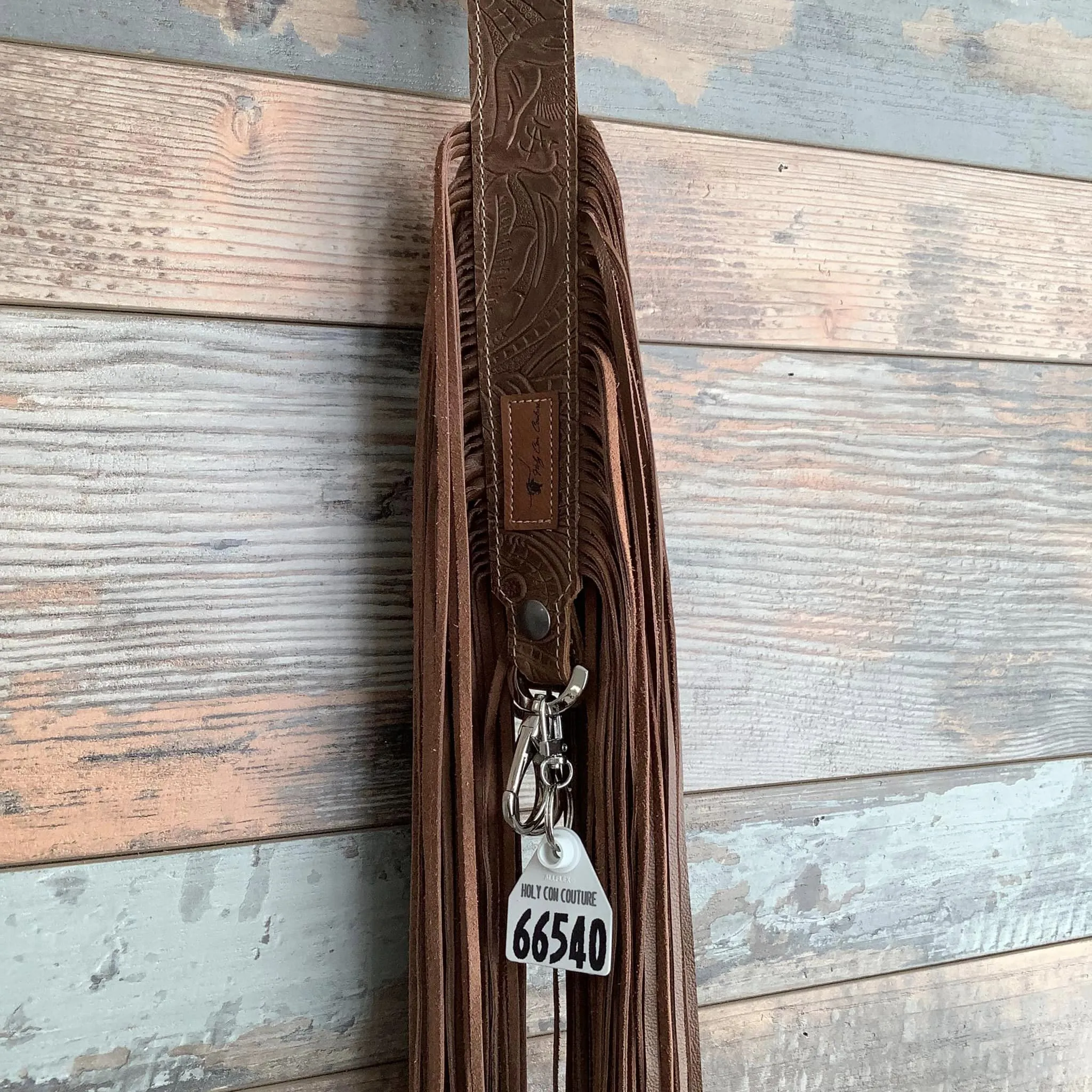 Western Mini Leather Fringe Strap 36" #66540