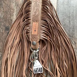 Western Mini Leather Fringe Strap 36" #66540