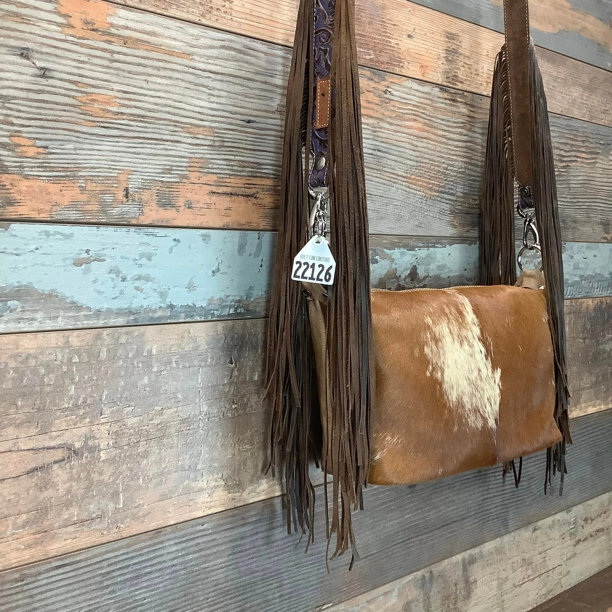 Western Mini Leather Fringe Strap 48" #22126