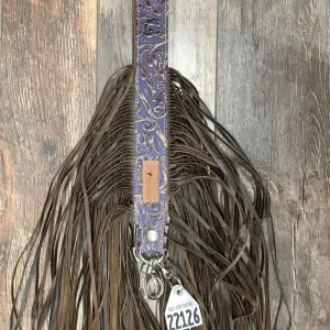 Western Mini Leather Fringe Strap 48" #22126