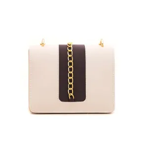 White Casual Shoulder Bag P54316