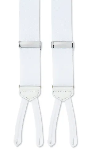 White Punjab Suspenders - E3469