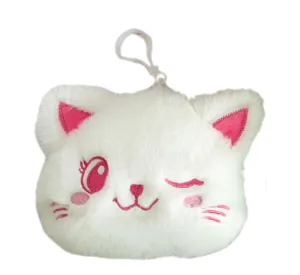 Winky Kitty Bag Charm, Coin Purse