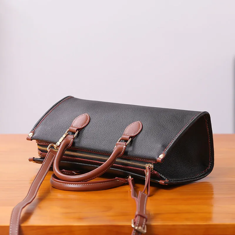 Womens Genuine Leather Handbags Crossbody Bags Purses for Women