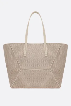 Woven Raffia Monili Shopping Bag