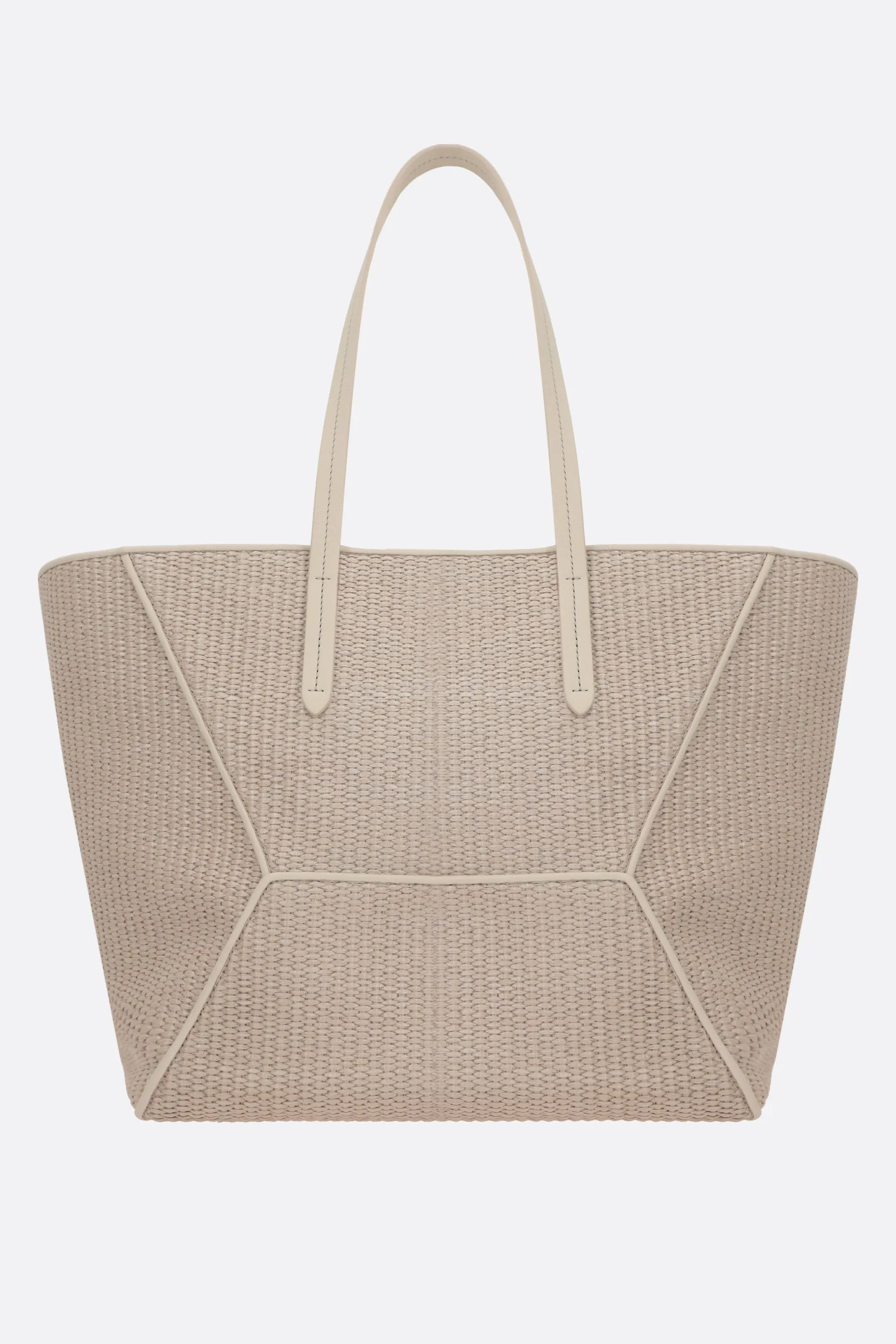 Woven Raffia Monili Shopping Bag