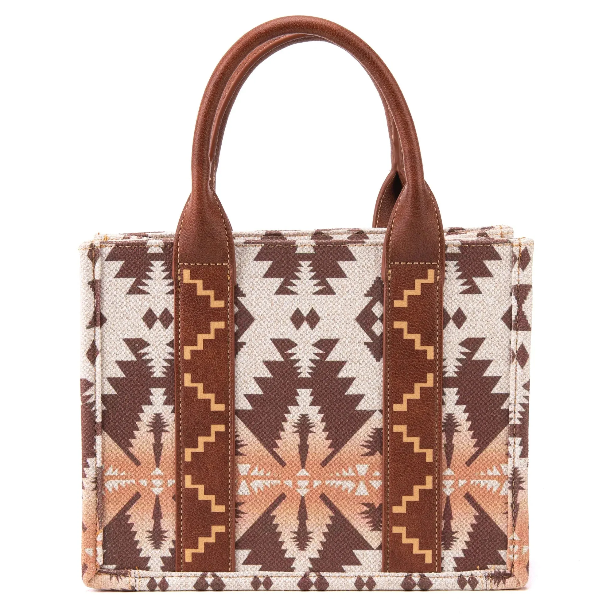 Wrangler Southwestern Print Small Canvas Tote/Crossbody