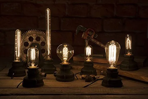 Wrought Iron Steampunk Lamp