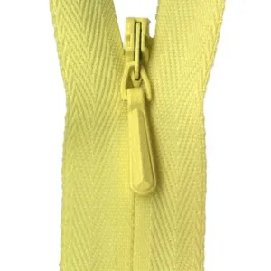 YKK Unique Invisible Zipper in Yellow